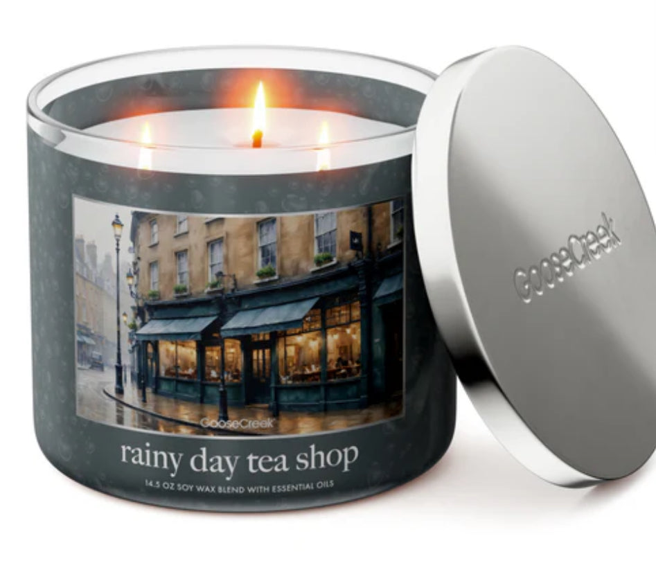 Rainy Day Tea Shop candle