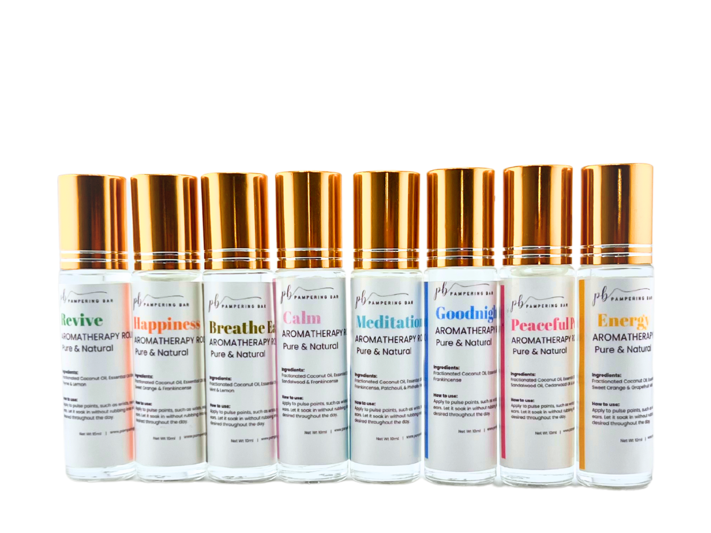 Happiness Aromatherapy Roller w/ Essential Oils : BACK IN STOCK SOON Calm / 10 ml