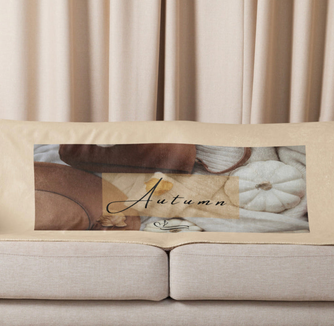 Autumn Sherpa blanket