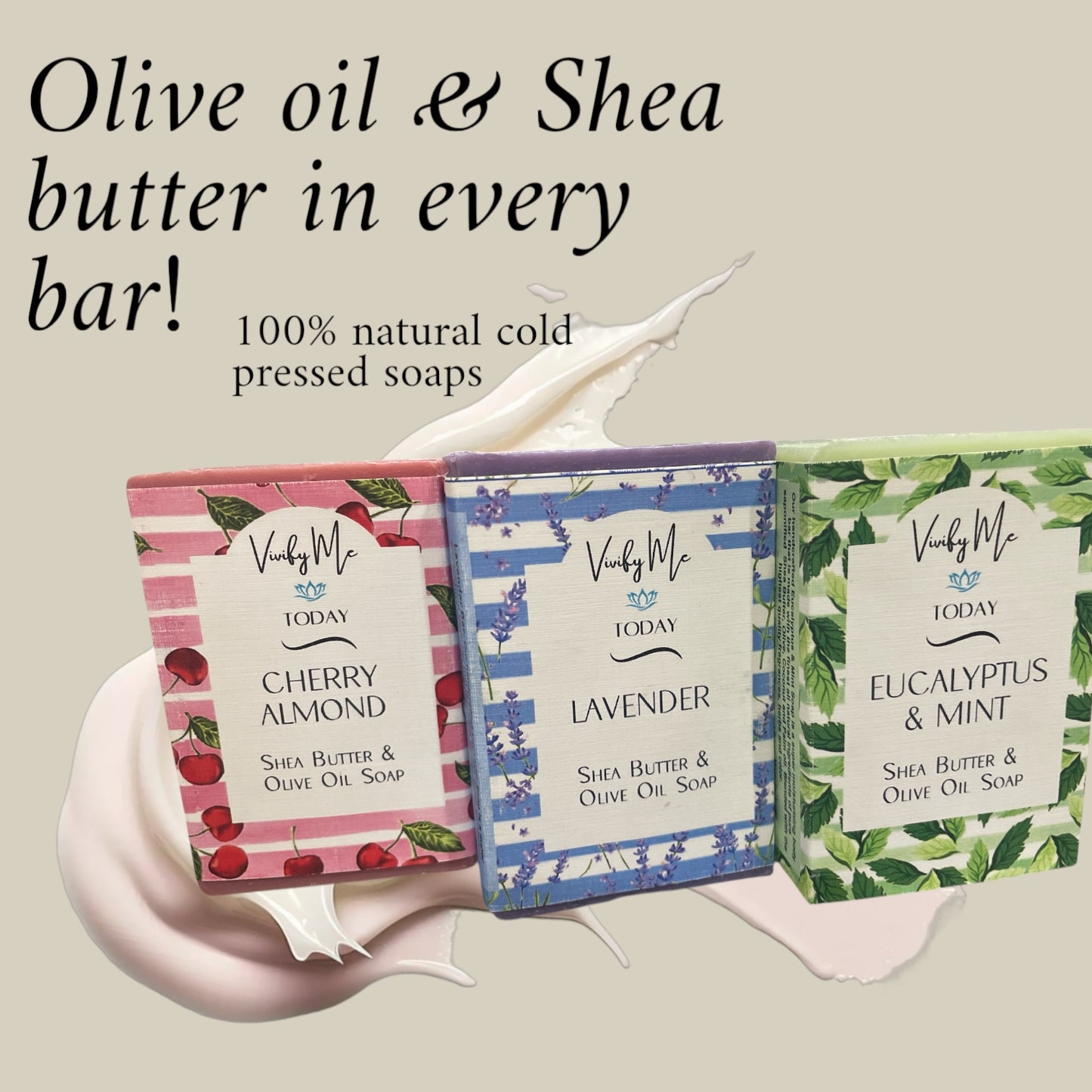 Cool Waters shea butter and olive oil soap