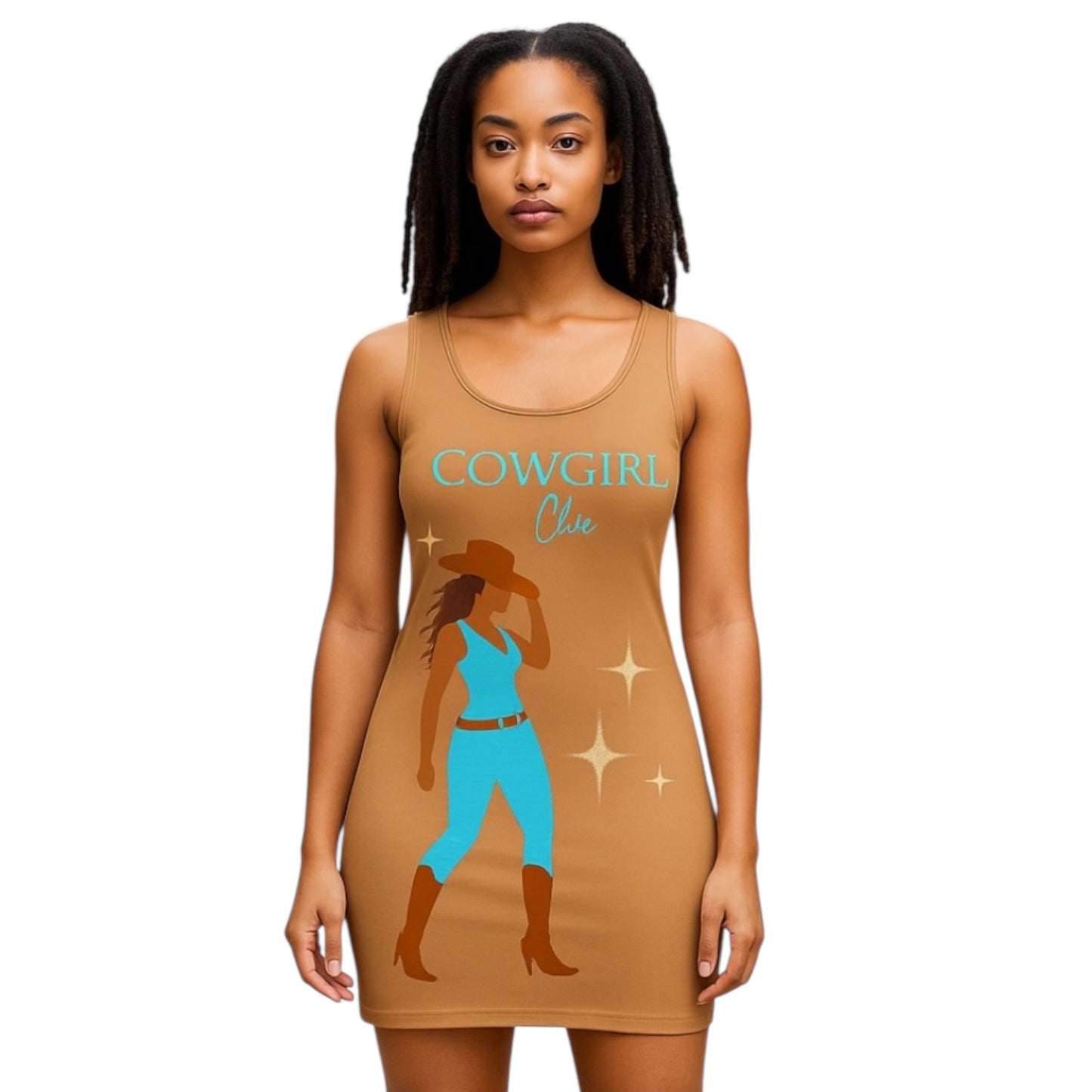 CG Chic Bodycon Dress with stars