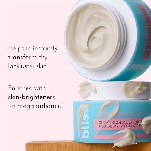 Bliss Tri-Peptide Brightening Moisturizer | Vitamin C & Squalane | Hydrating Anti-Aging Face Cream