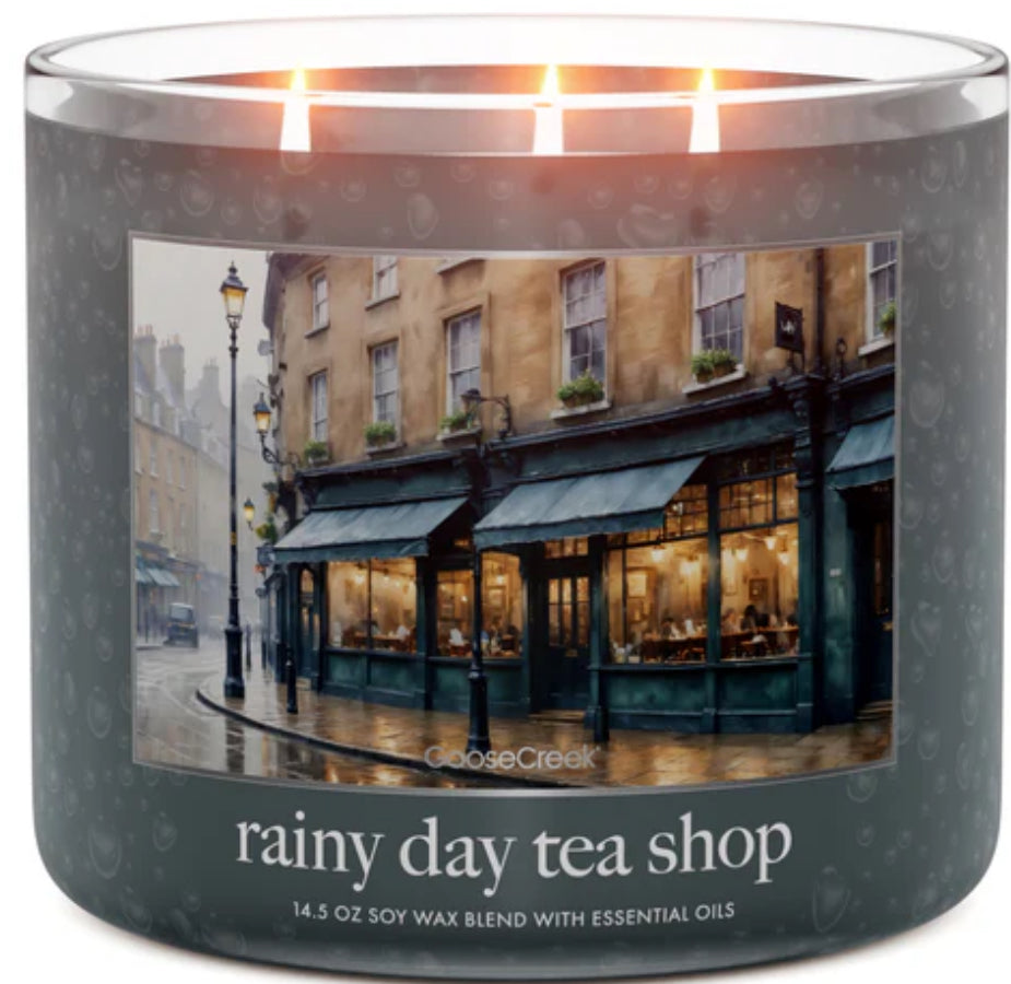 Rainy Day Tea Shop candle