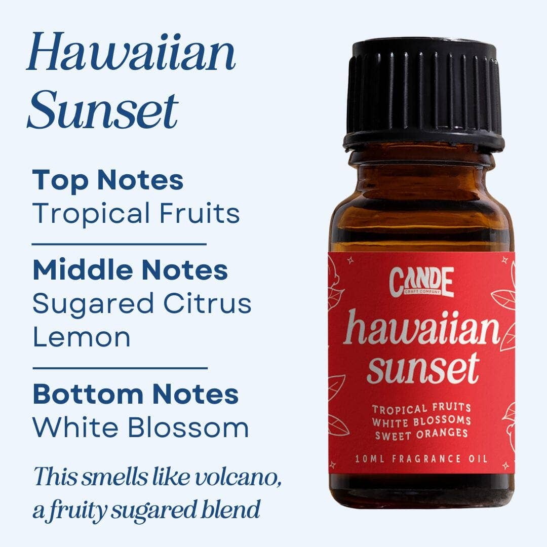 Scented Premium Fragrance Oil: Hawaiian Sunset