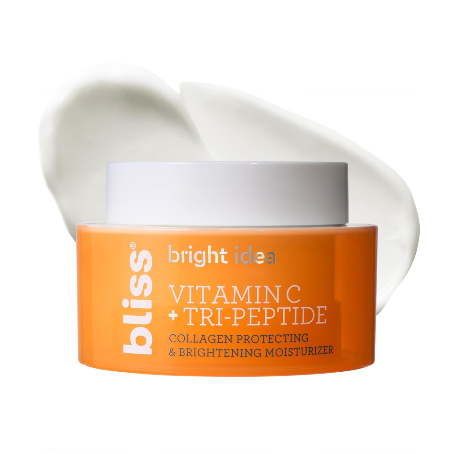 Bliss Tri-Peptide Brightening Moisturizer | Vitamin C & Squalane | Hydrating Anti-Aging Face Cream