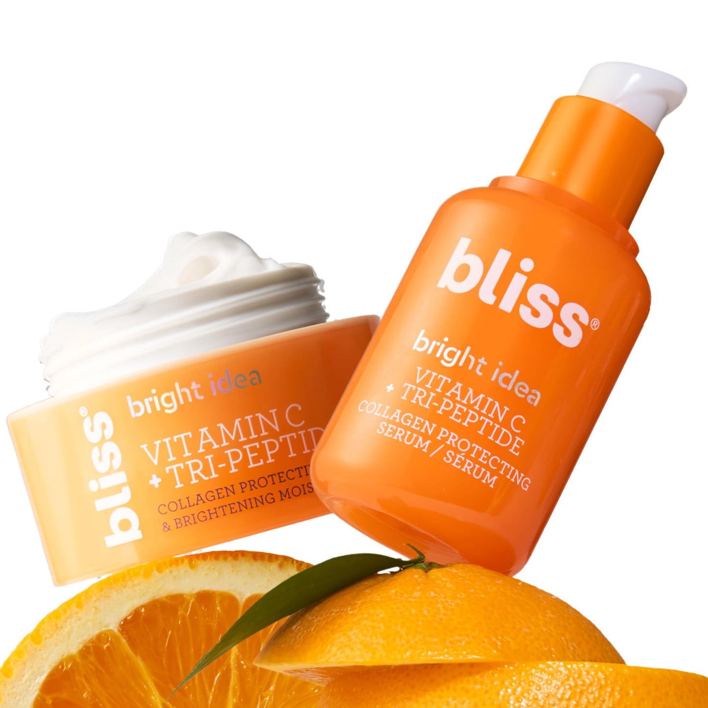 Bliss Tri-Peptide Brightening Moisturizer | Vitamin C & Squalane | Hydrating Anti-Aging Face Cream