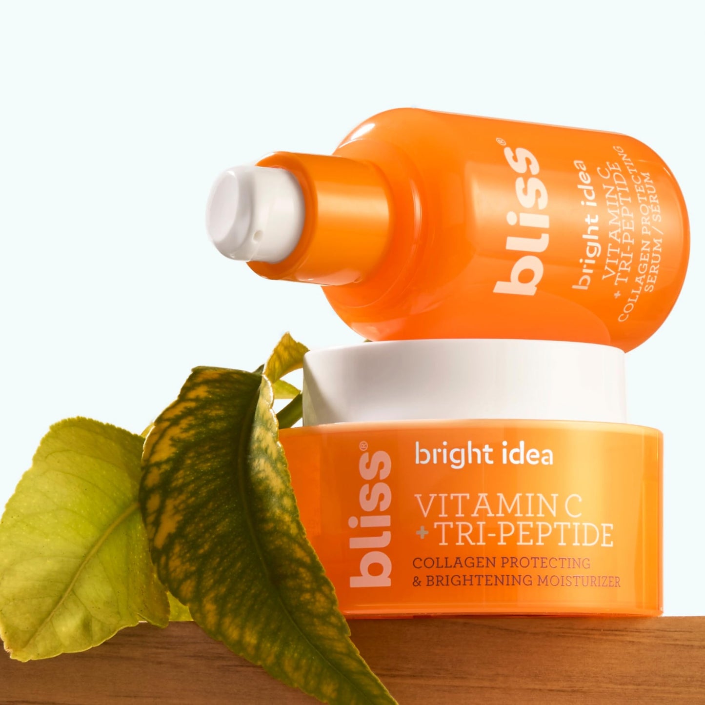 Bliss Tri-Peptide Brightening Moisturizer | Vitamin C & Squalane | Hydrating Anti-Aging Face Cream