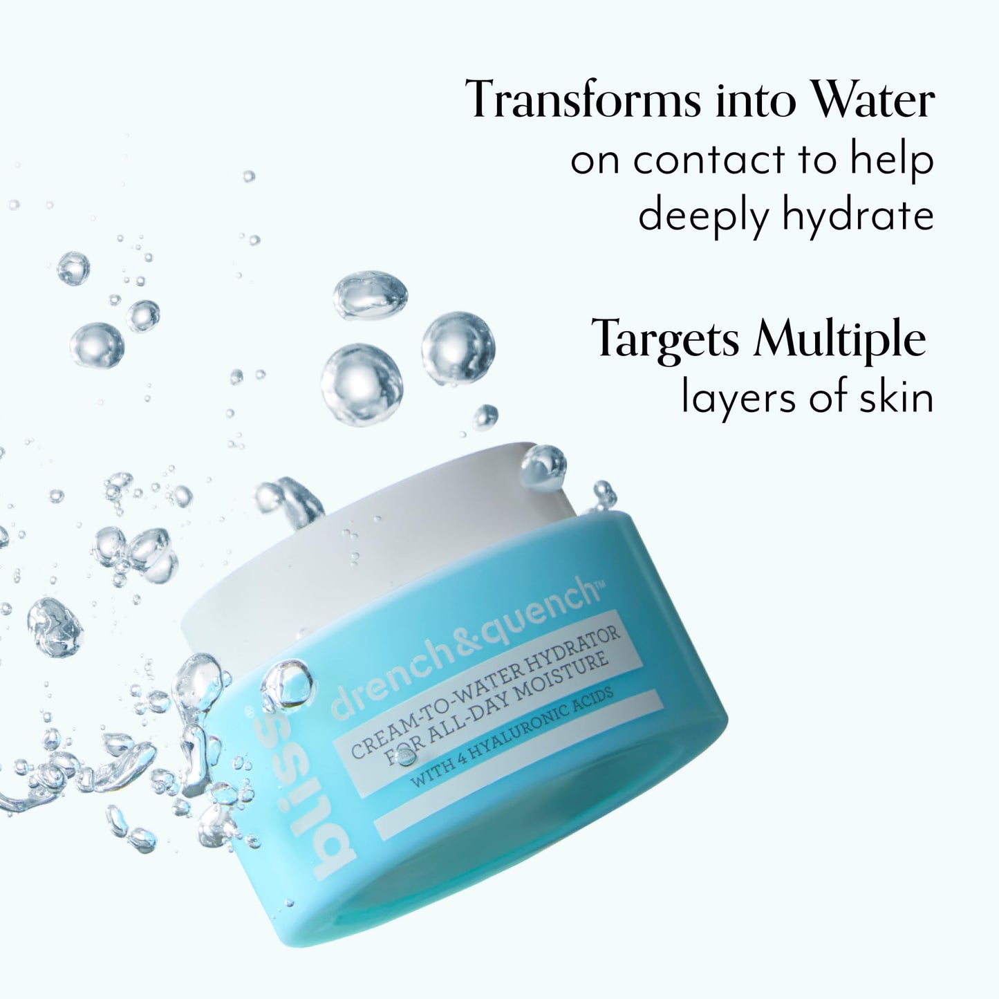 Bliss Tri-Peptide Brightening Moisturizer | Vitamin C & Squalane | Hydrating Anti-Aging Face Cream