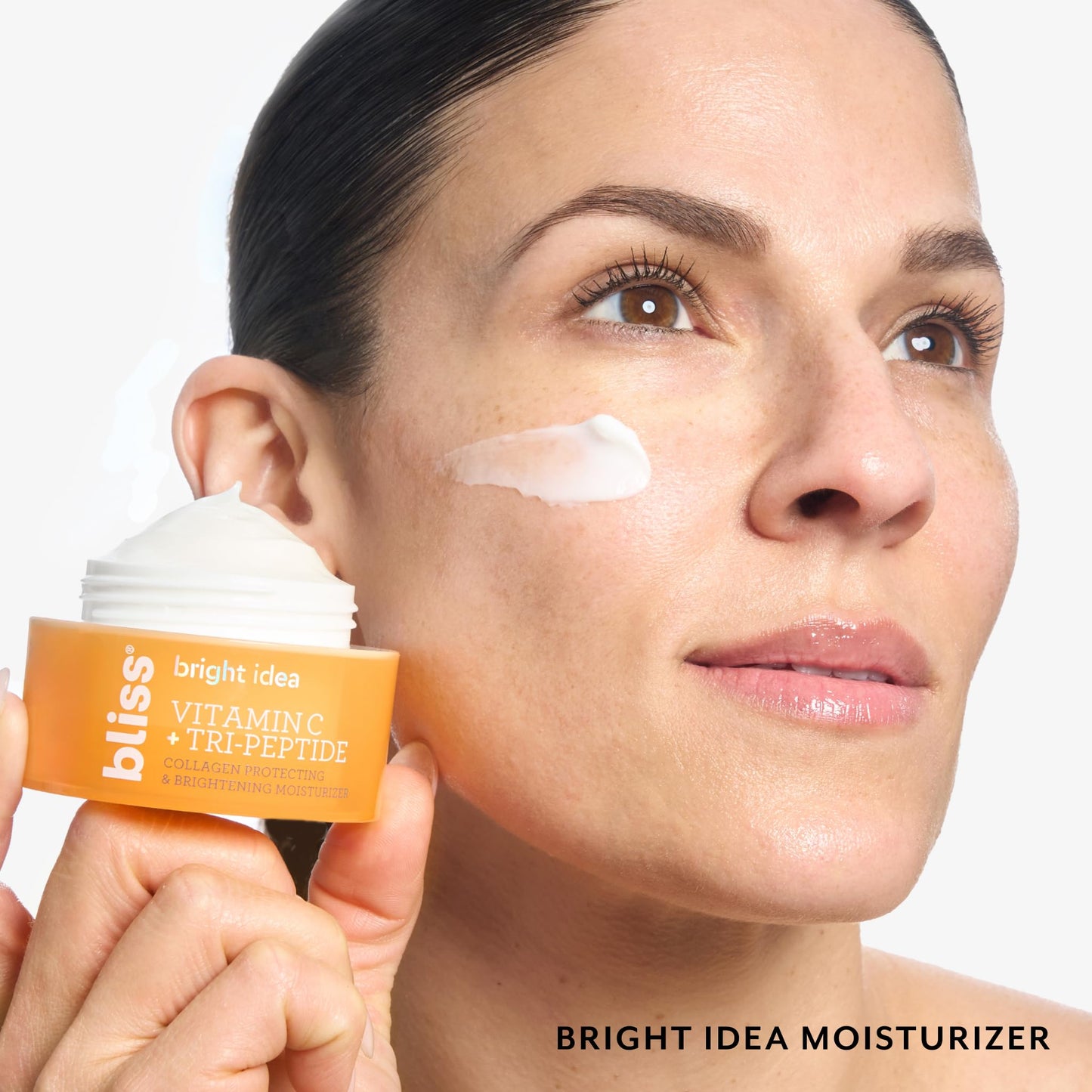 Bliss Tri-Peptide Brightening Moisturizer | Vitamin C & Squalane | Hydrating Anti-Aging Face Cream
