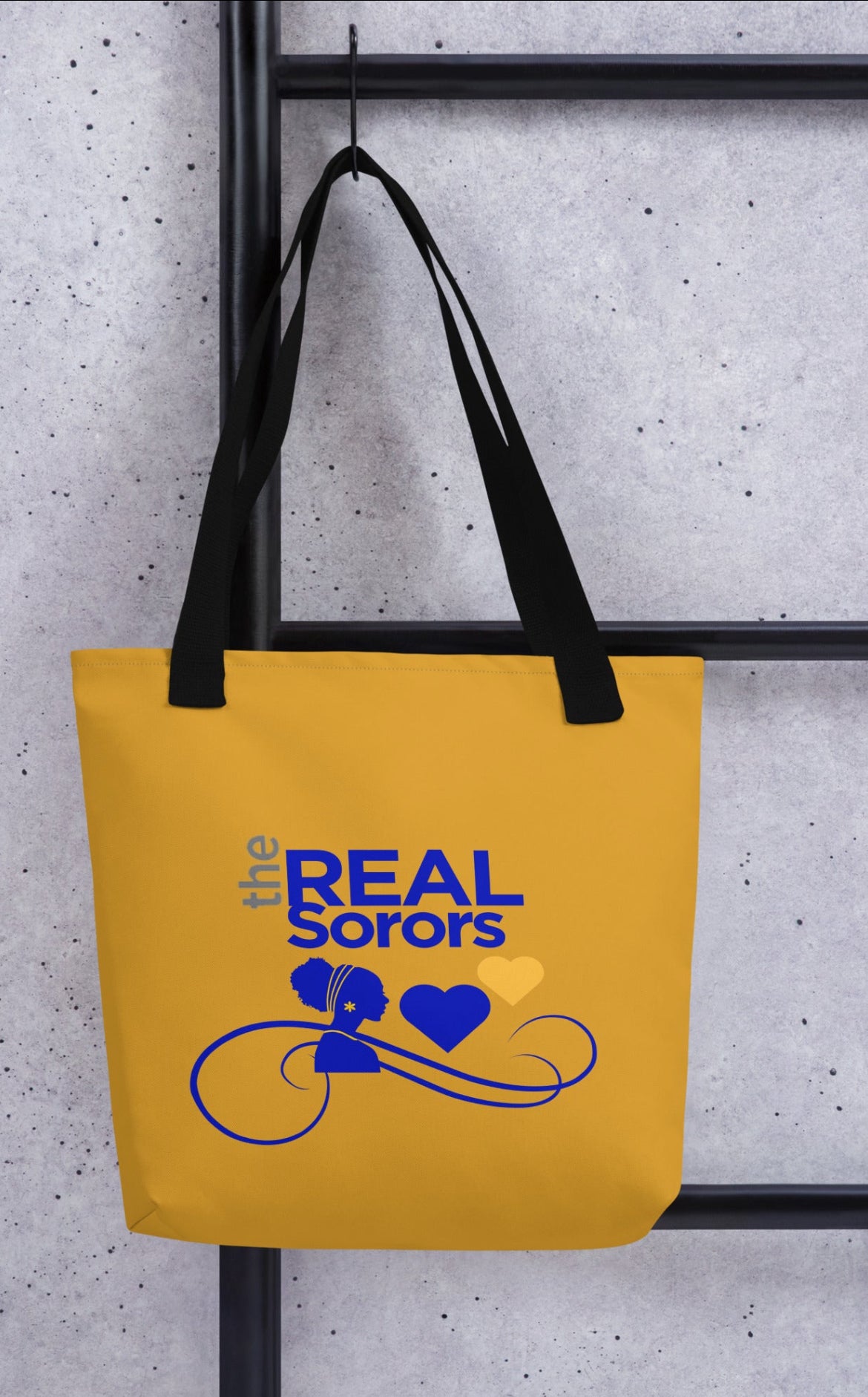 The Real Sorors Tote bag - blue/gold