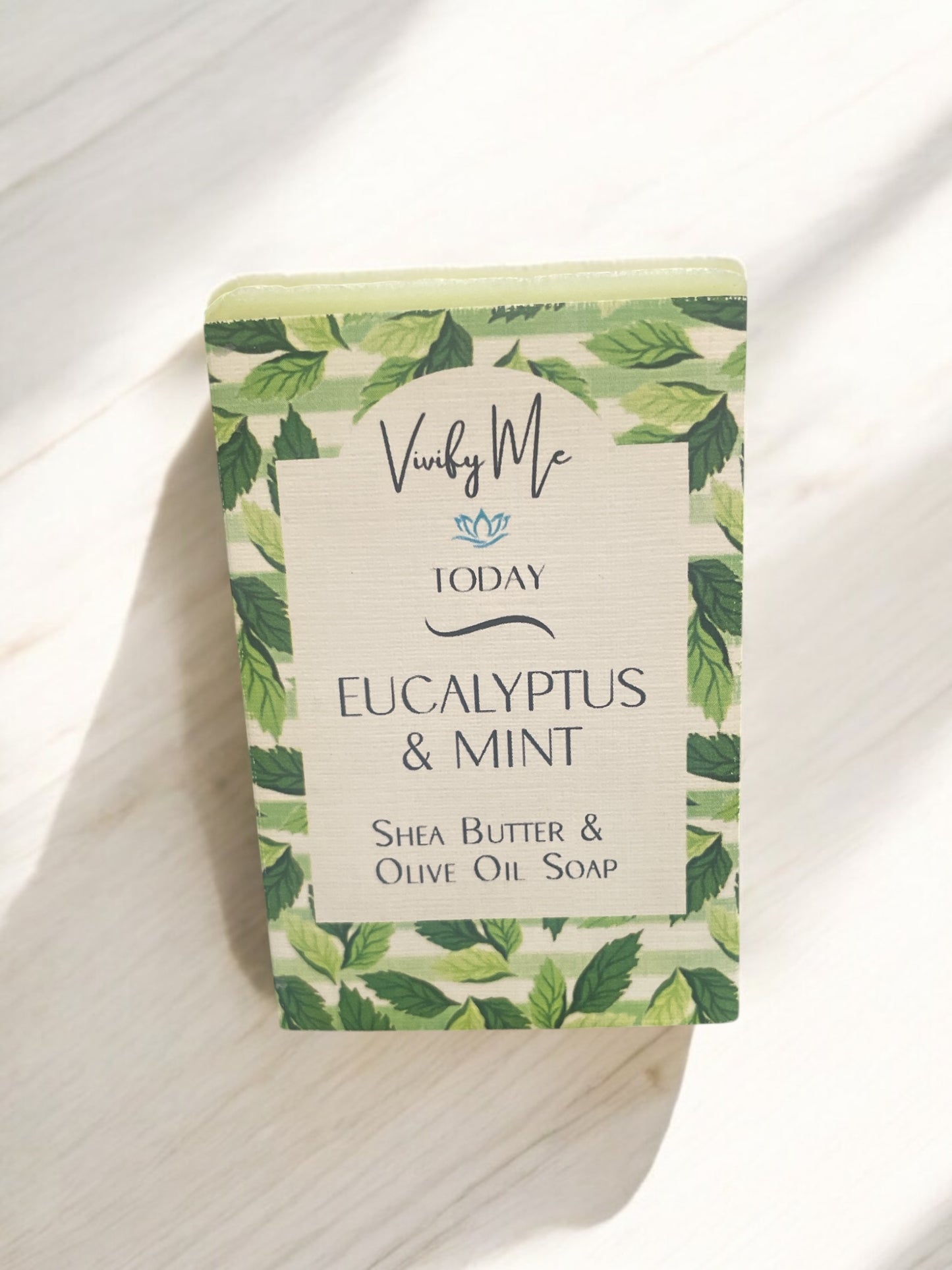 Eucalyptus Mint shea butter and olive oil soap