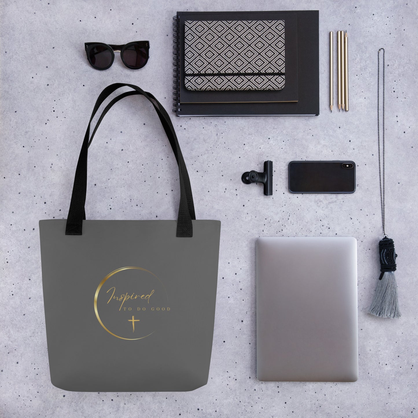 Inspired to do good tote bag - Gray