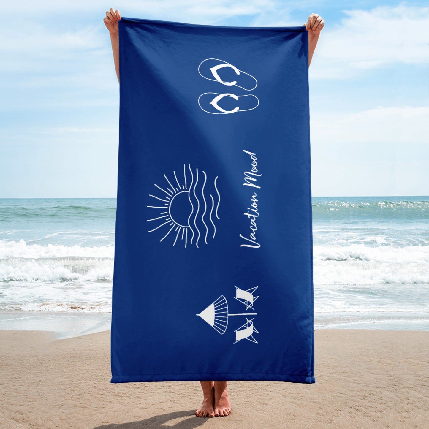 Vacation Mood Towel - Blue