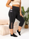 Plus Size Pocketed High Waist Active Leggings