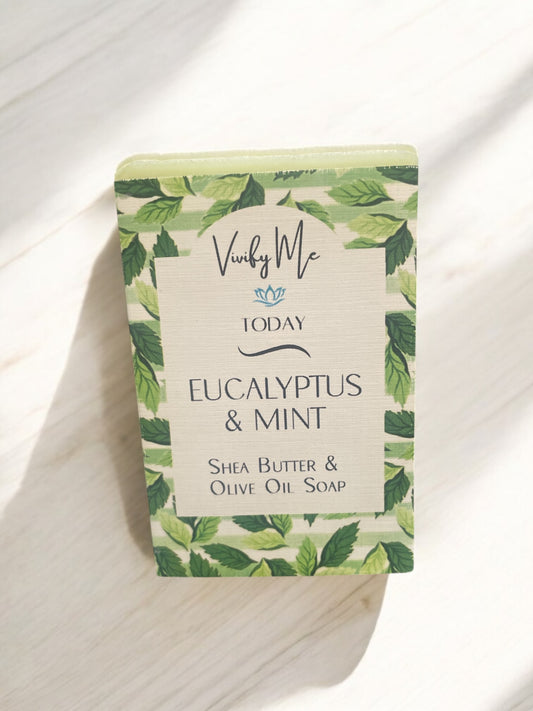Eucalyptus Mint shea butter and olive oil soap