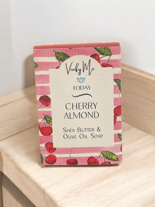 Cherry Almond Shea butter & olive oil soap