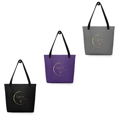 Inspired to do good tote bag - Purple