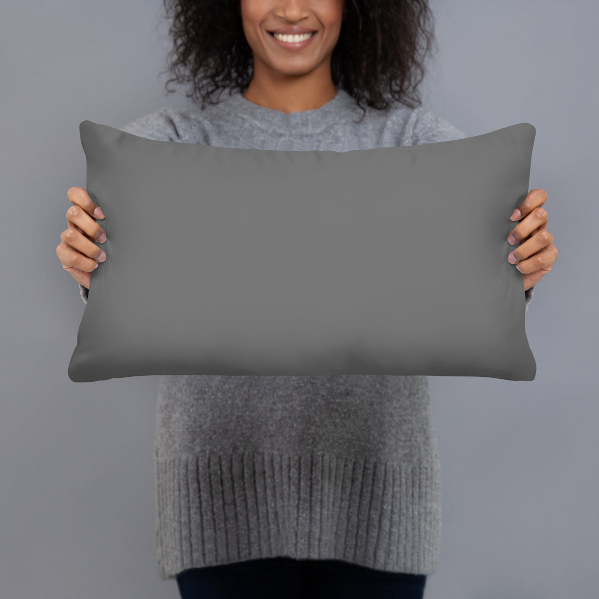 Always Have Faith Pillow - Gray 12” x 20”