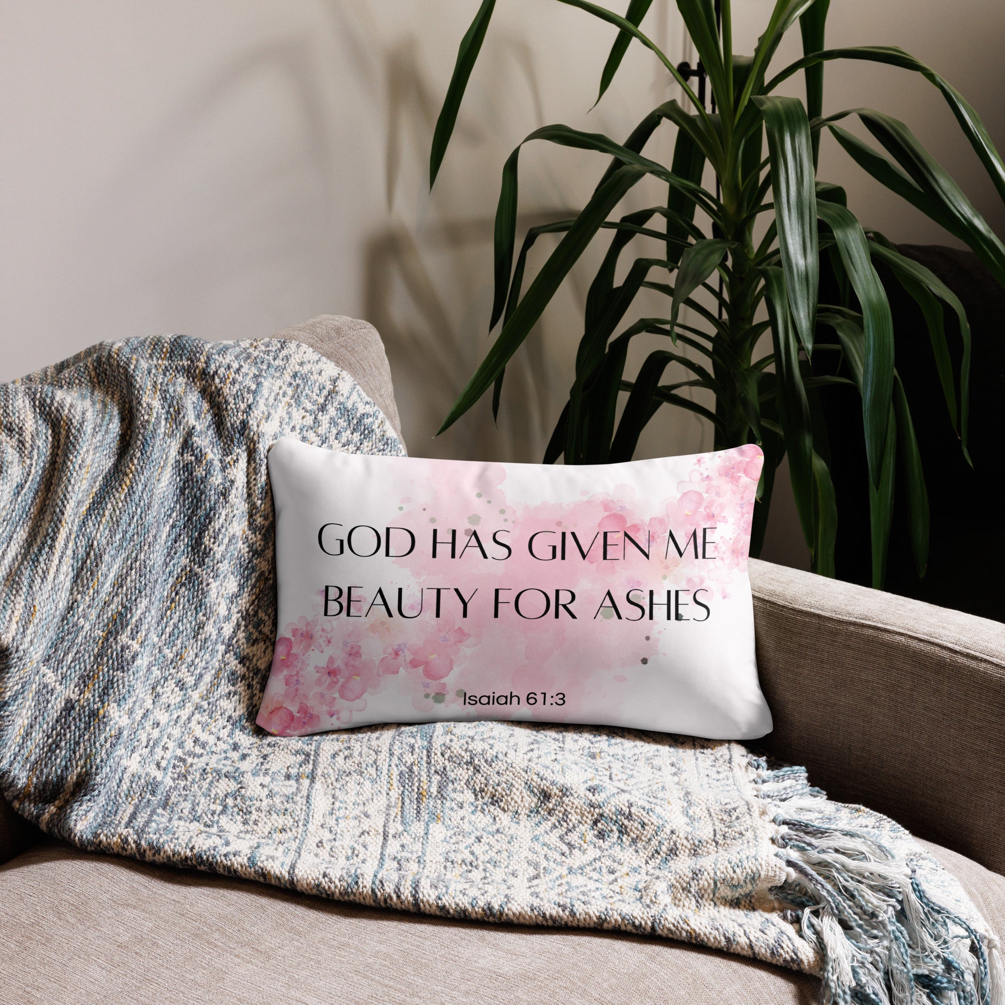 Beauty for Ashes Pillow