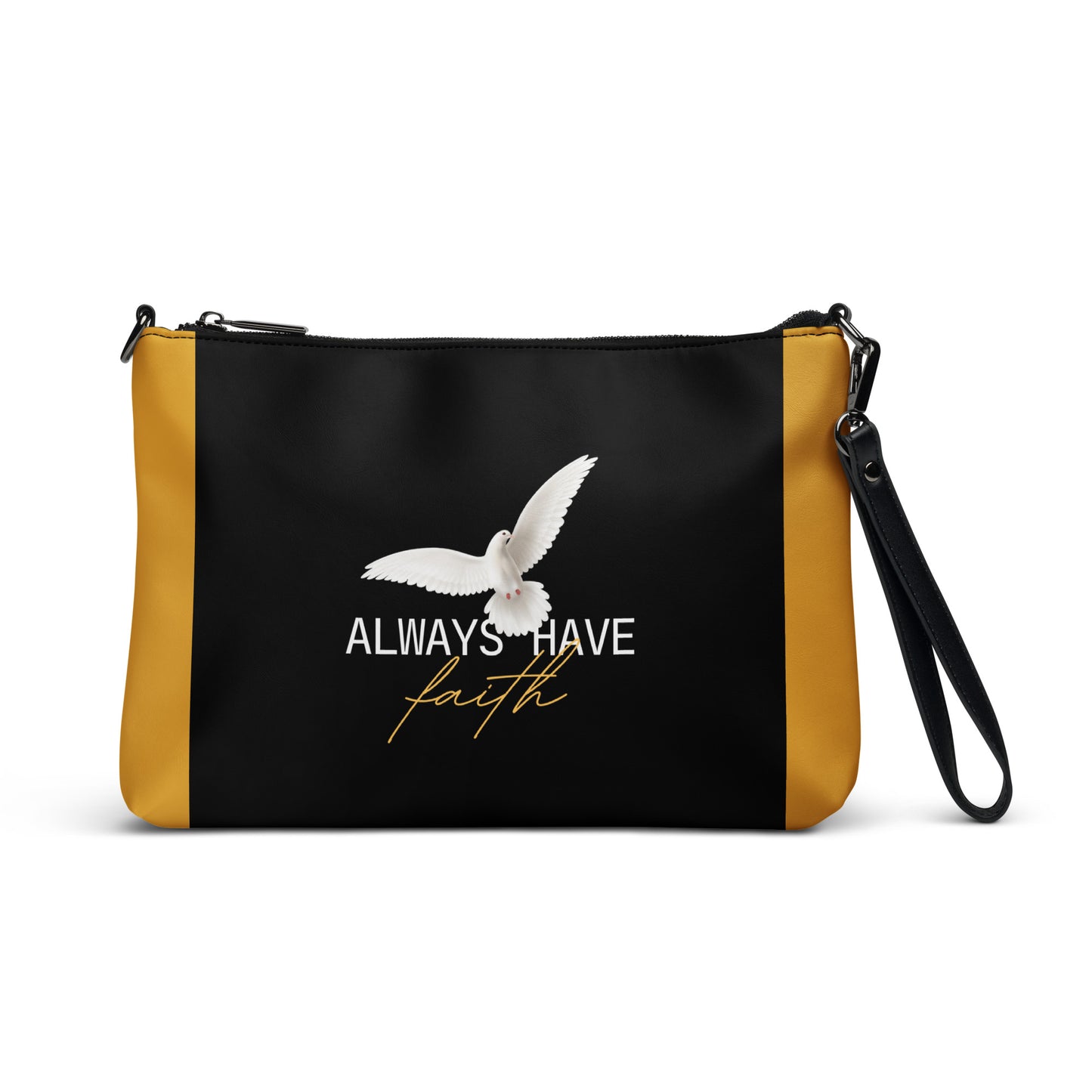 Always Have Faith Crossbody bag - Golden buttercup