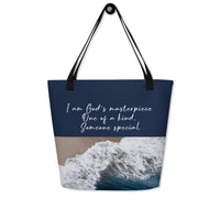 I am a masterpiece - Large Tote Bag