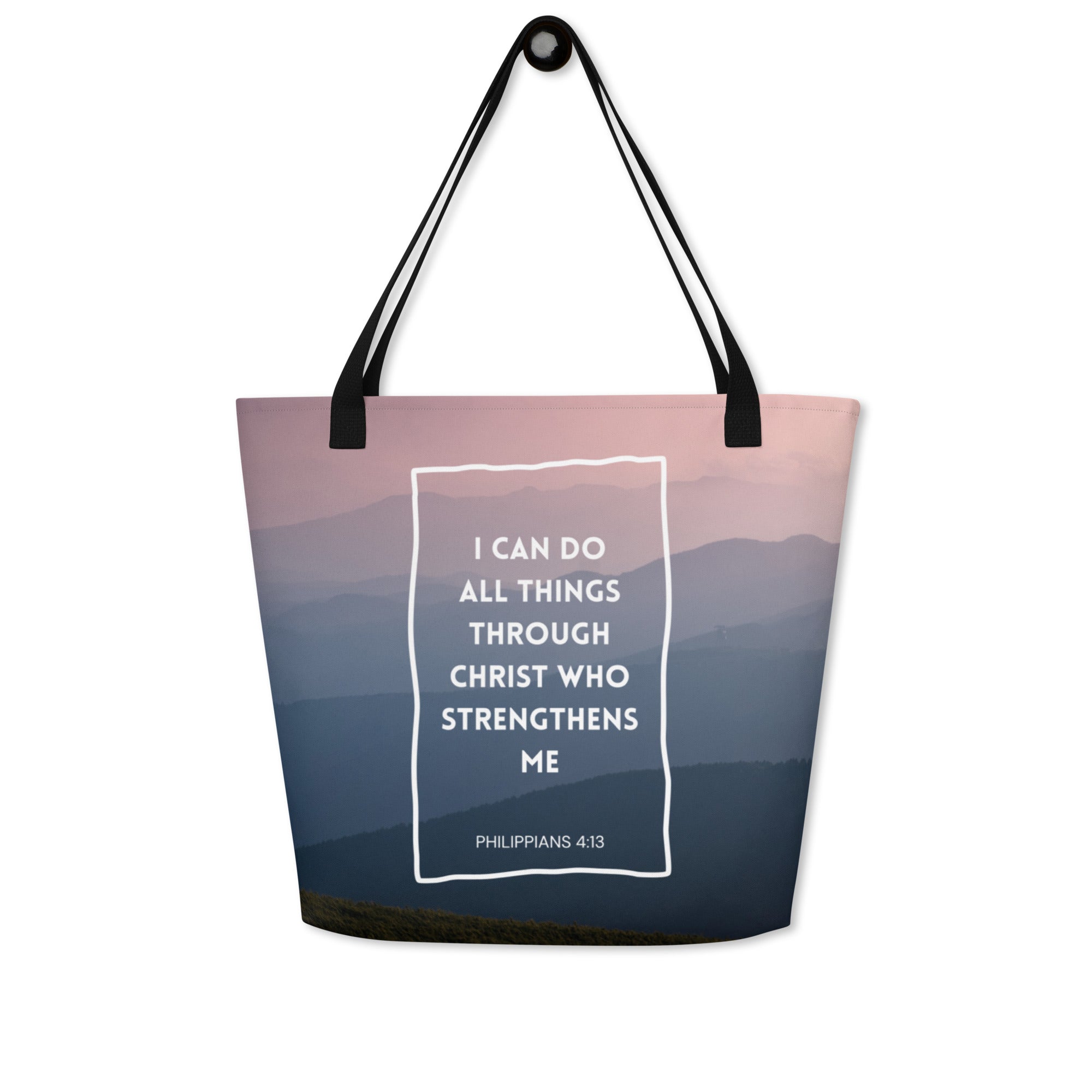 I can do all things - Large Tote Bag
