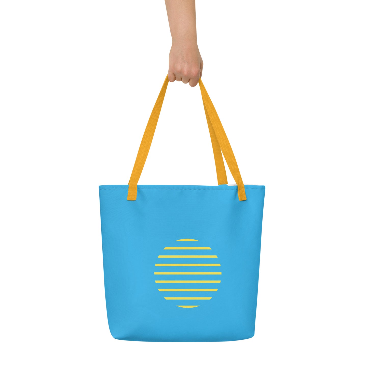 Serenity Blue Large Tote Bag