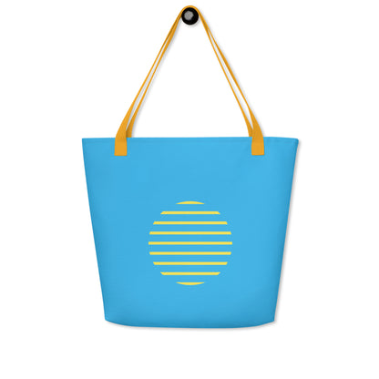 Serenity Blue Large Tote Bag