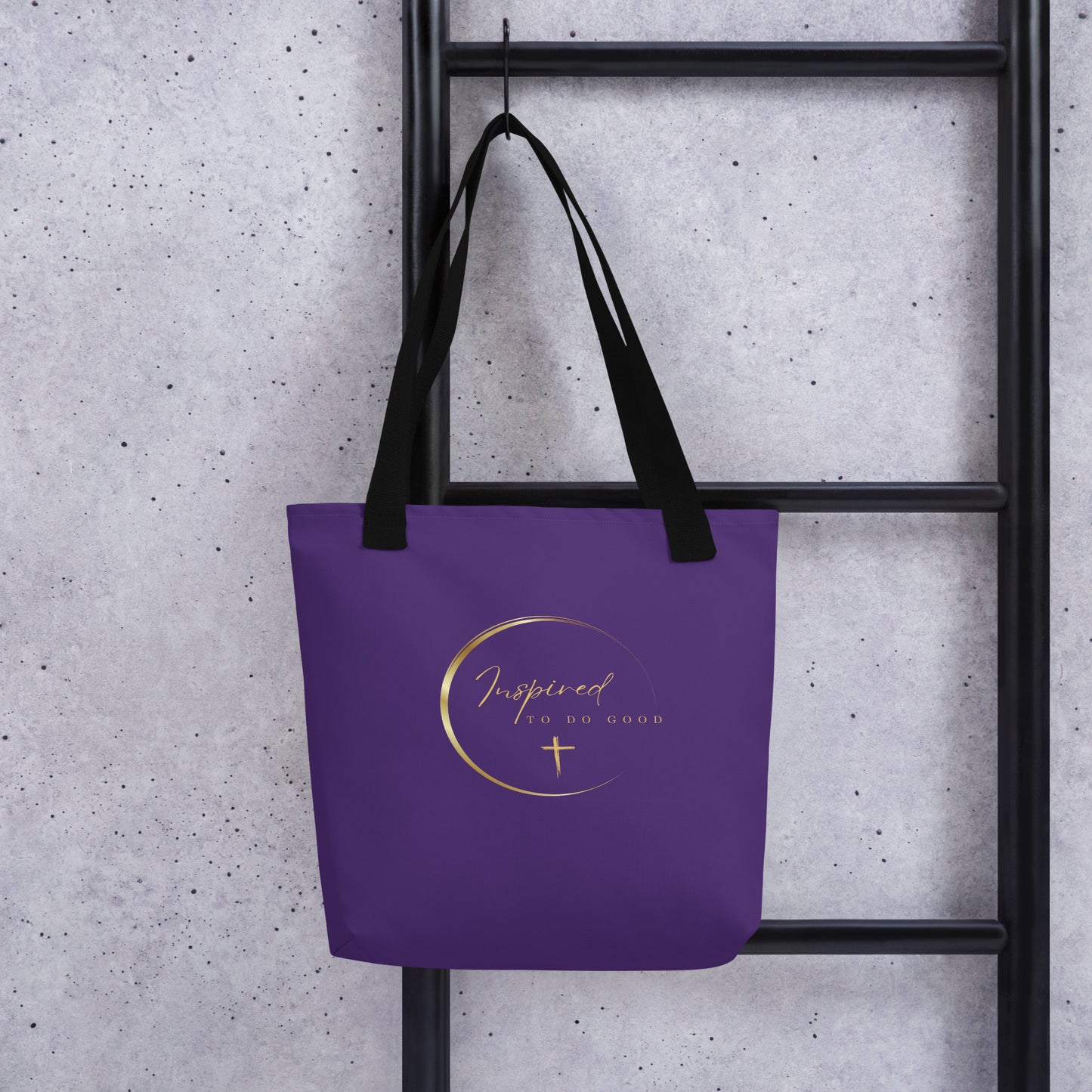 Inspired to do good tote bag - Purple