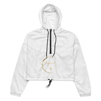 Inspired to do good cropped windbreaker