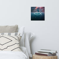 Believe Metal print