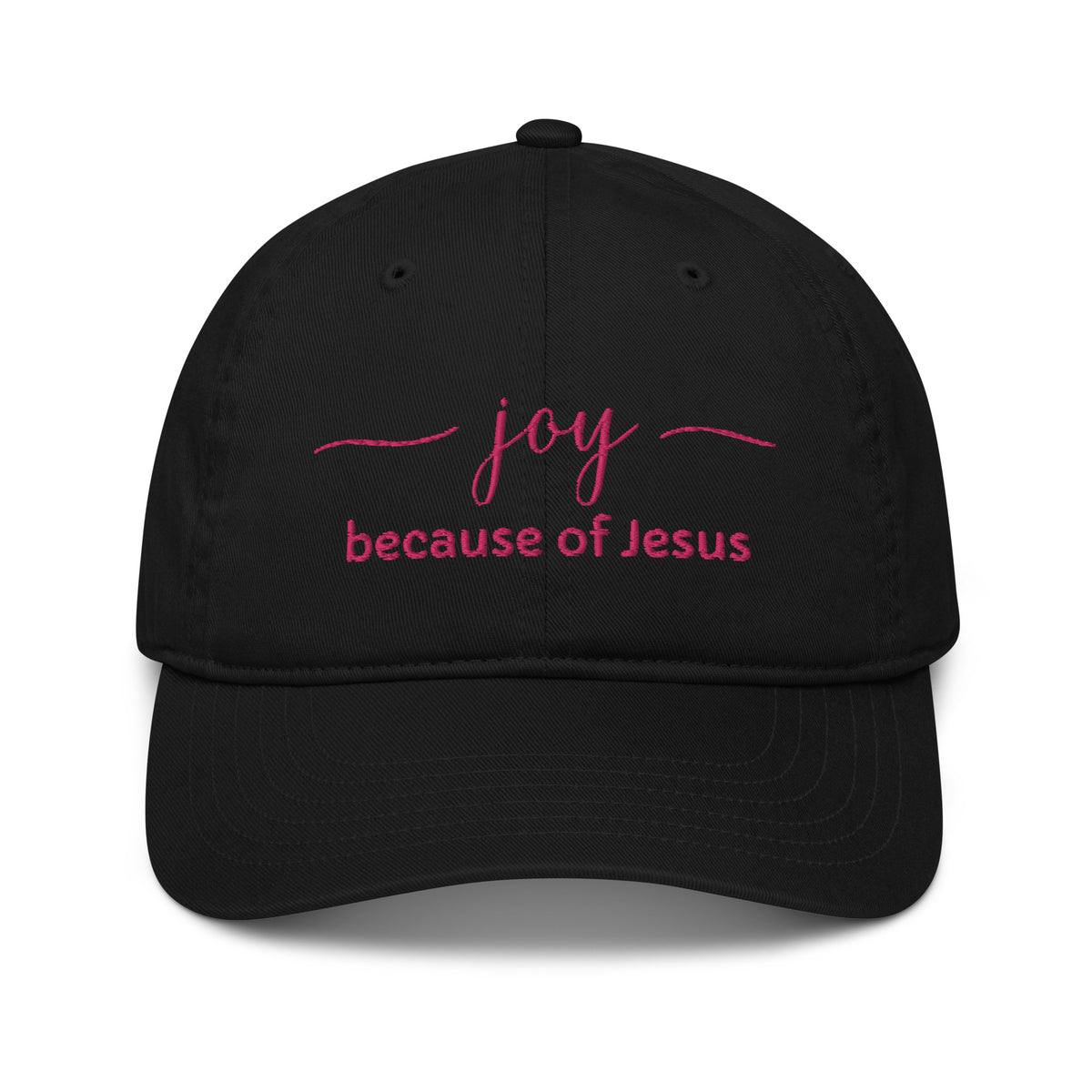 JOY because of Jesus cap - 5 colors available