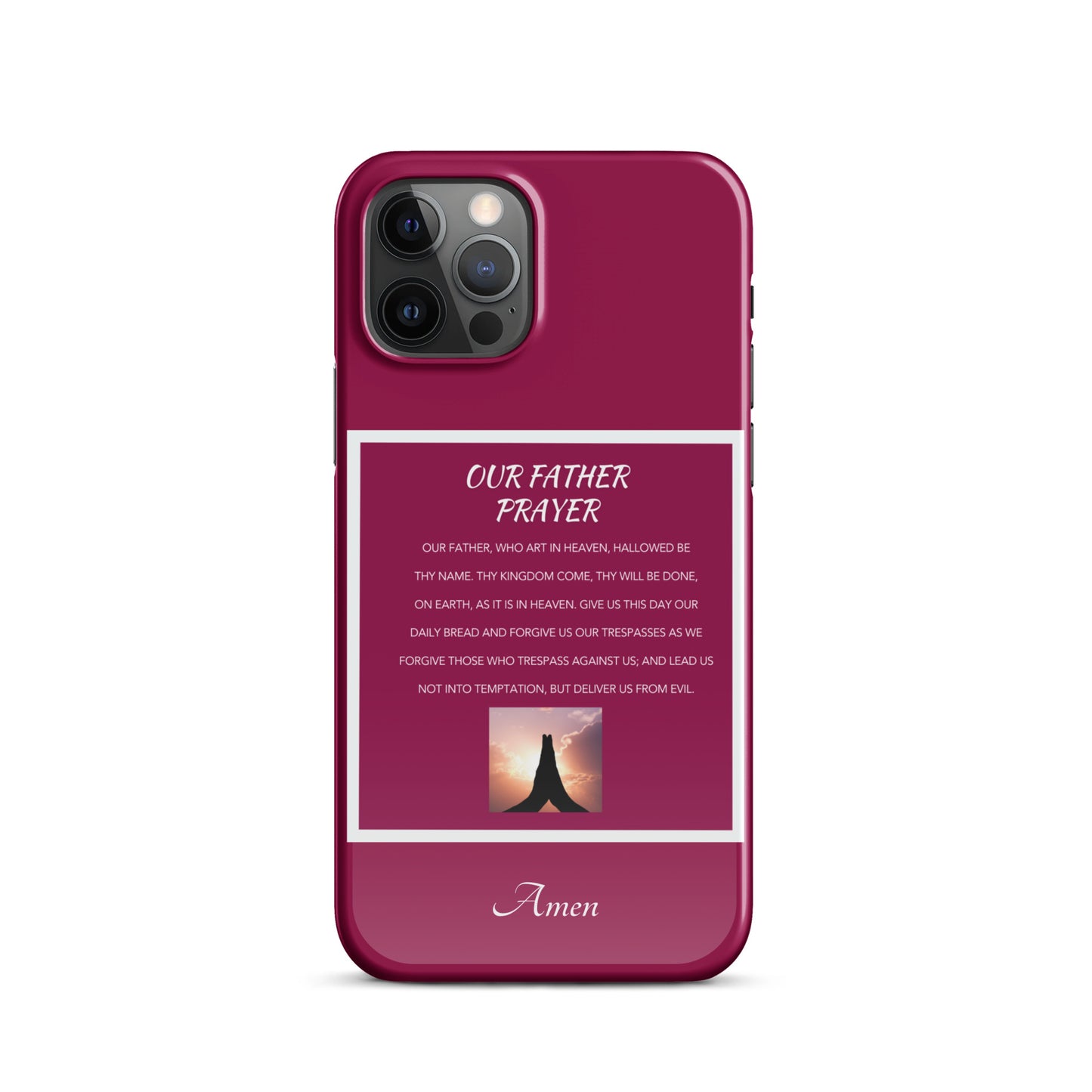 Our Father Prayer - Snap case for iPhone®