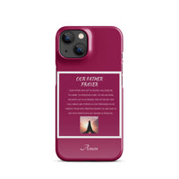 Our Father Prayer - Snap case for iPhone®