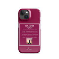 Our Father Prayer - Snap case for iPhone®