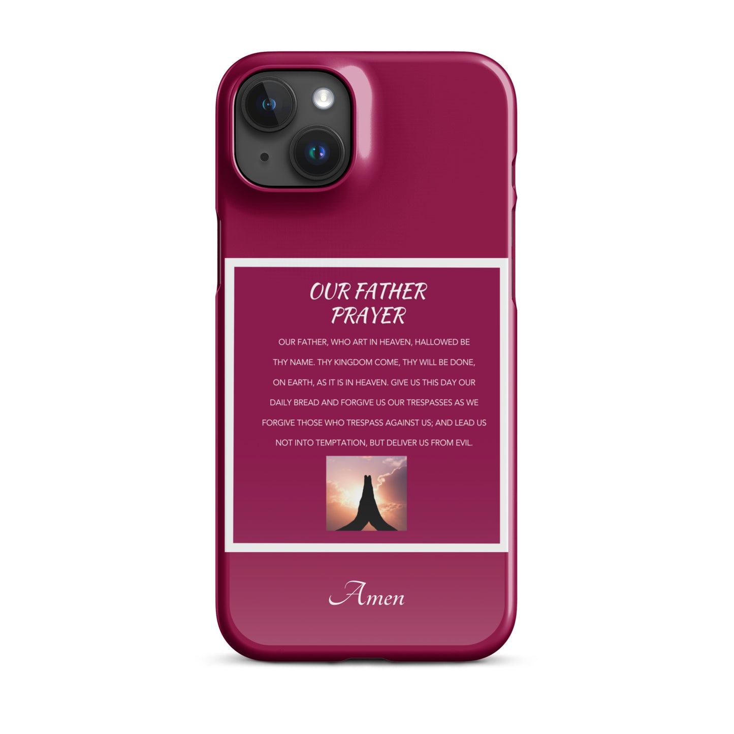 Our Father Prayer - Snap case for iPhone®