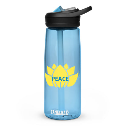 Peace Sports water bottle - blue/yellow