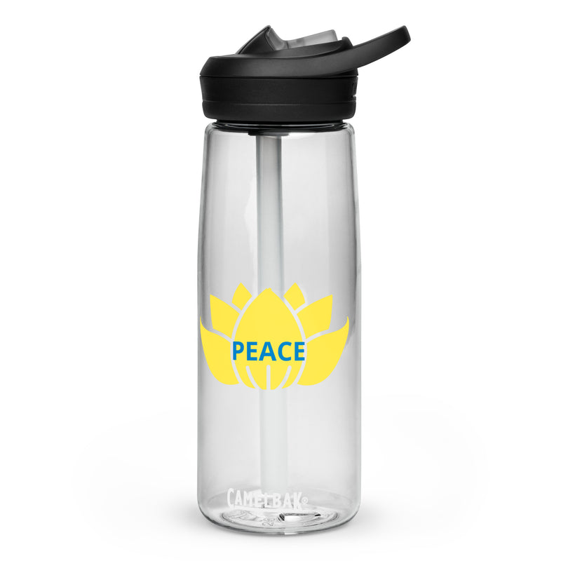 Peace Sports water bottle - blue/yellow