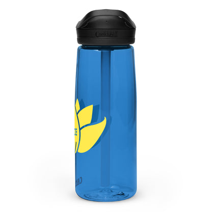 Peace Sports water bottle - blue/yellow