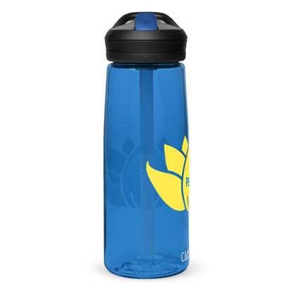 Peace Sports water bottle - blue/yellow