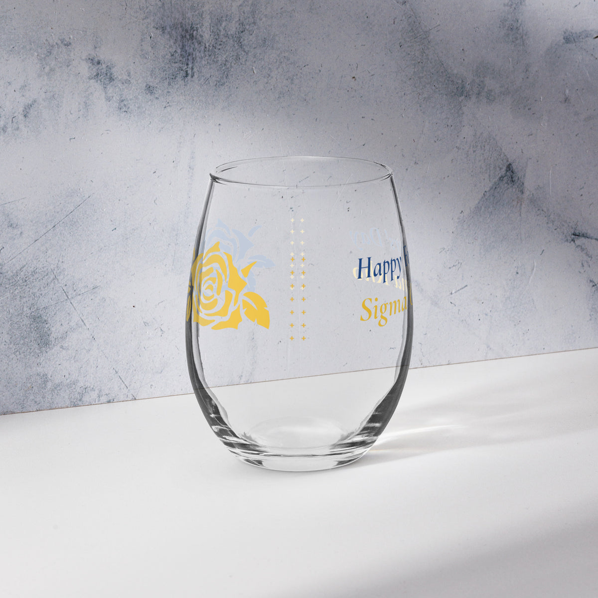 HFD Stemless wine glass