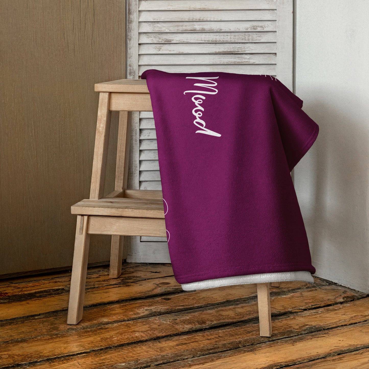 Vacation Mood Towel - Dark Fuchsia