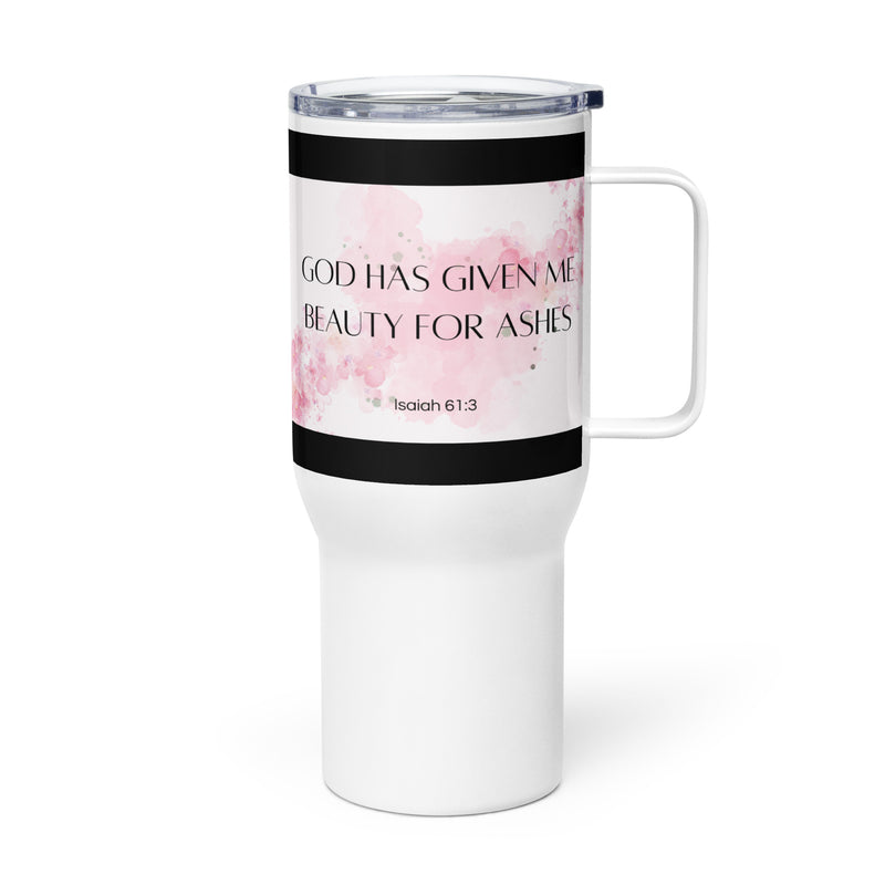 Beauty for Ashes travel mug