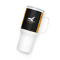 Always Have Faith travel mug with a handle - yellow