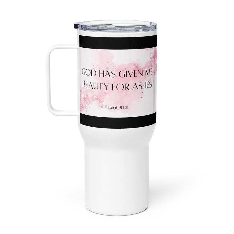 Beauty for Ashes travel mug