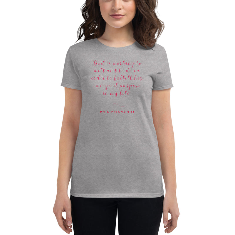 Philippians 2:13 Women's t-shirt