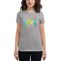 LOVE yourself women's short sleeve t-shirt