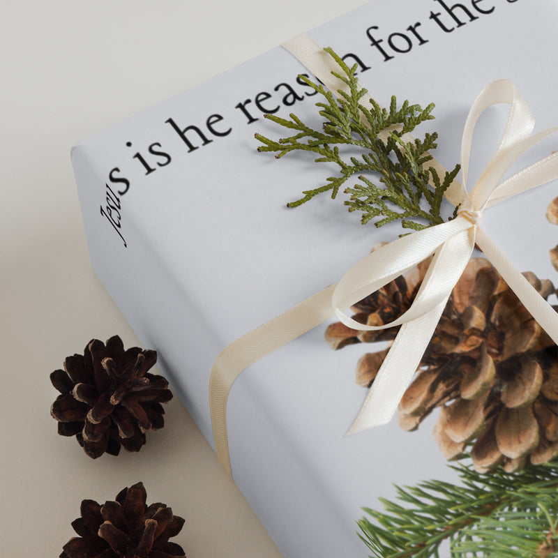 Happy Holidays Wrapping paper sheets - Jesus is the reason design