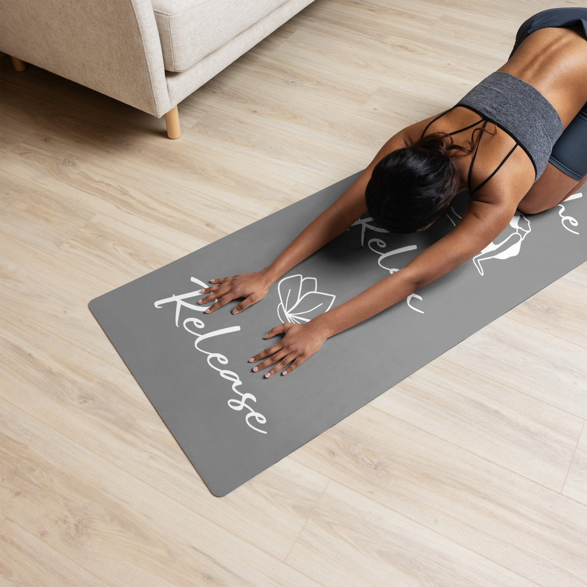 Breathe Relax Release-exercise mat (gray)