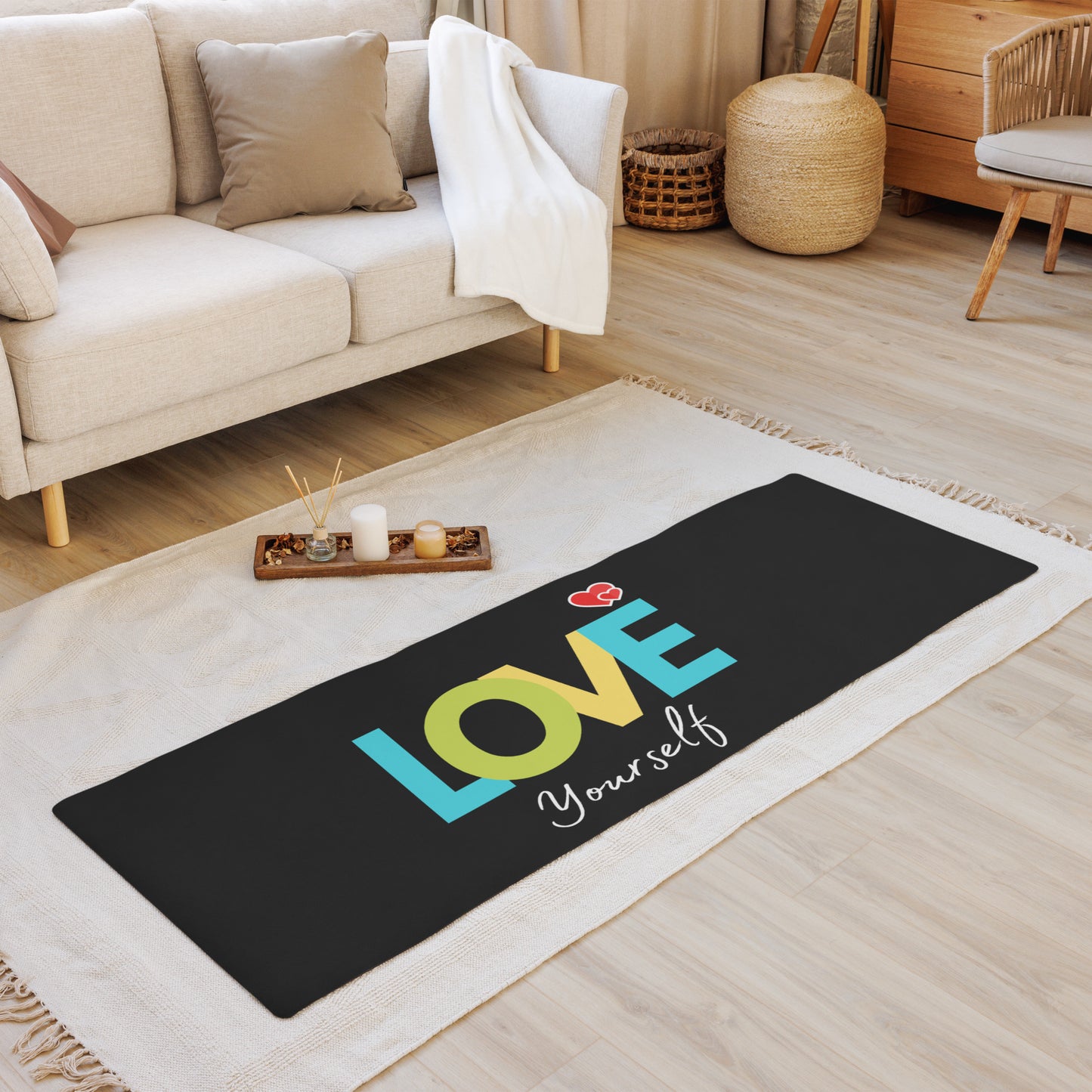 LOVE yourself yoga mat